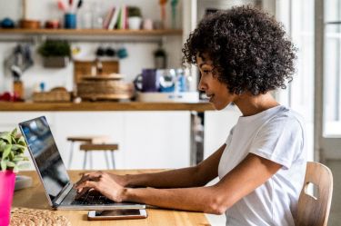 working from home