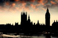 Palace of Westminster silhouette