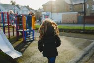 Child in playground