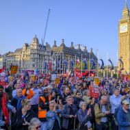 Protect the Right to Strike rally