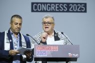 Shaher Saed addresses TUC Congress