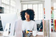 Woman at office