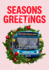 public buses seasons greetings