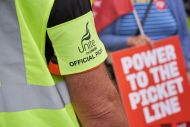 Unite picket line