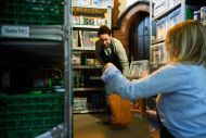 Volunteers at a foodbank