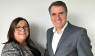 The TUC's Lynn Collins with Liverpool City Region Mayor Steve Rotheram
