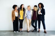 A group of diverse women