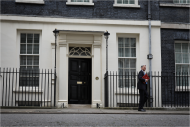 Philip Hammond leaving Downing Street