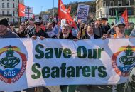 Save our seafarers rally Dover