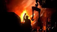steel worker in a factory