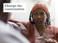 Woman talking