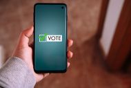 voting on a phone