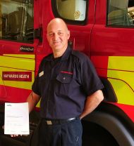 Fire Fighter Jason Sadler