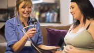 midwife and mother