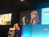 Sally Hunt speaking at Congress 2018