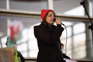 shav taj at climate rally