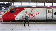 A virgin branded train