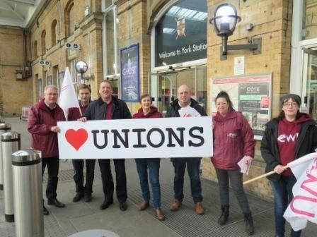 York station rally